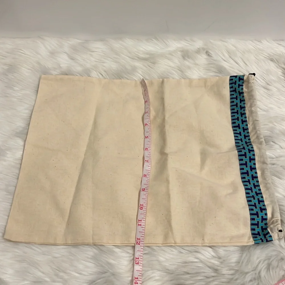 Tory Burch cream dust shoes wallet bag